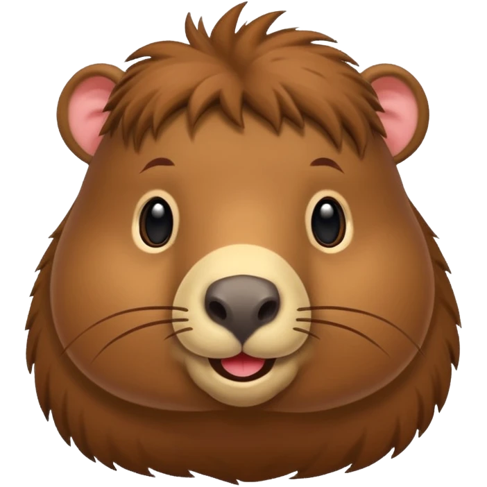 Hazme un emoji de un capibara emoji