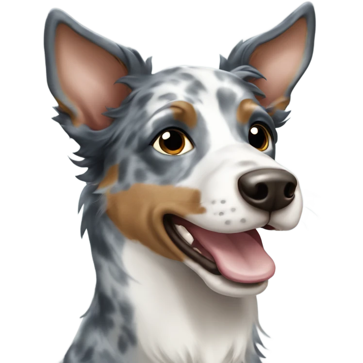 kelpie blue merle emoji