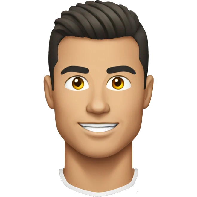 cristiano ronaldo wearing red ios style emoji