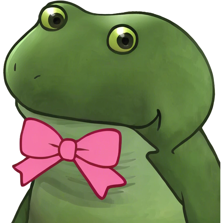 Un moño rosa emoji