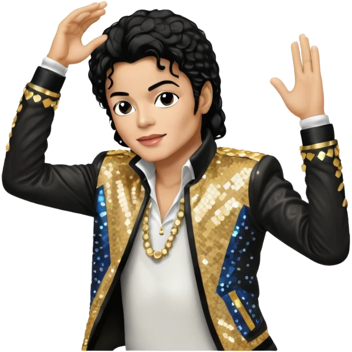 michael jackson doing the dab emoji