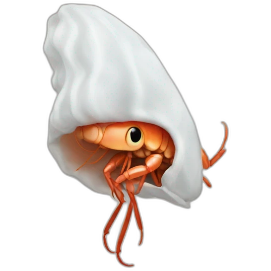 Un caca de crevette emoji