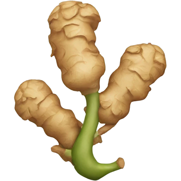 one ginger root emoji