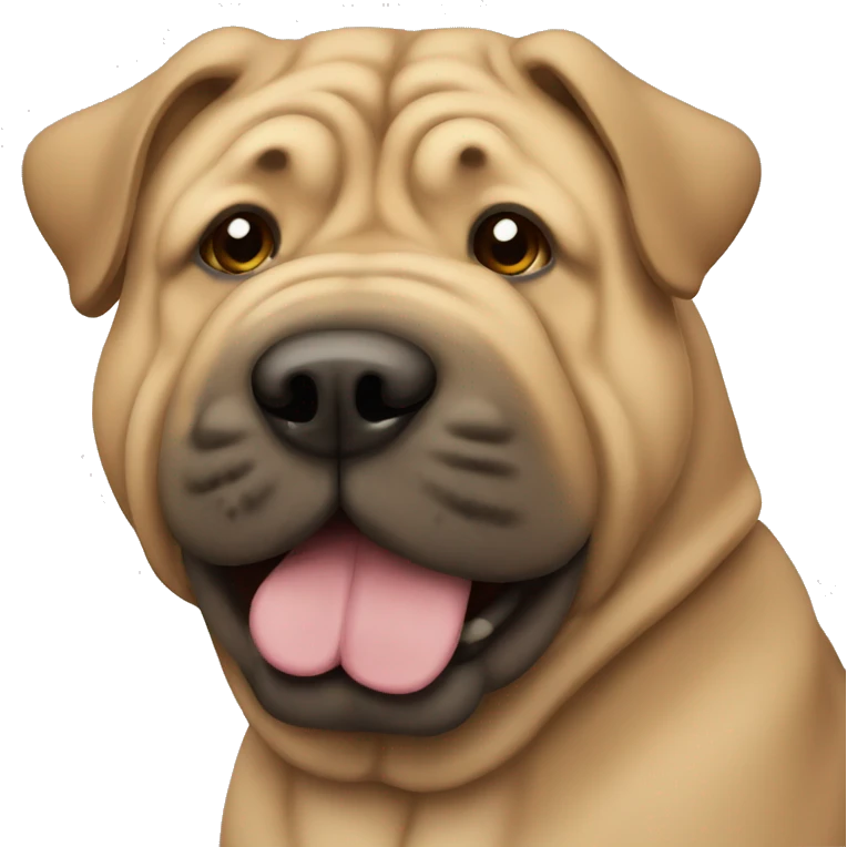 Sharpei emoji