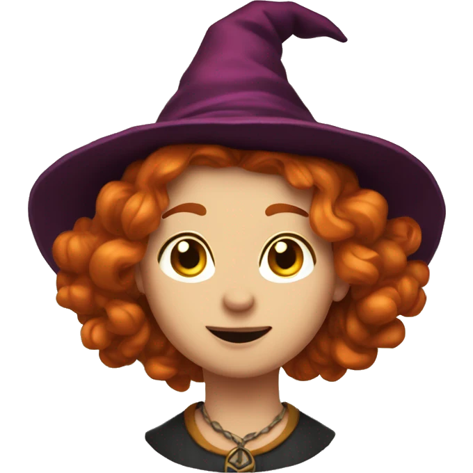 Sorcière rousse emoji