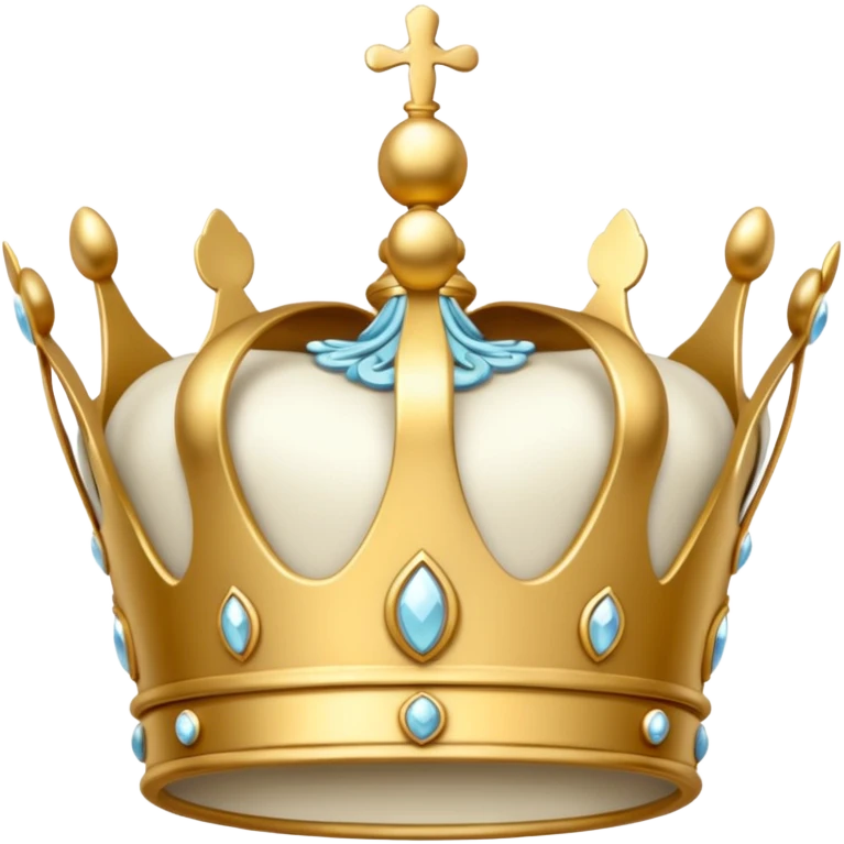 white crown emoji