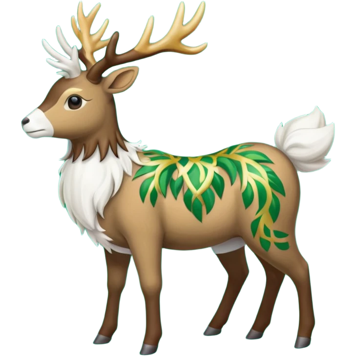 Stantler-Skiddo-Mudbray-Amaura-Virizion-fusion  emoji