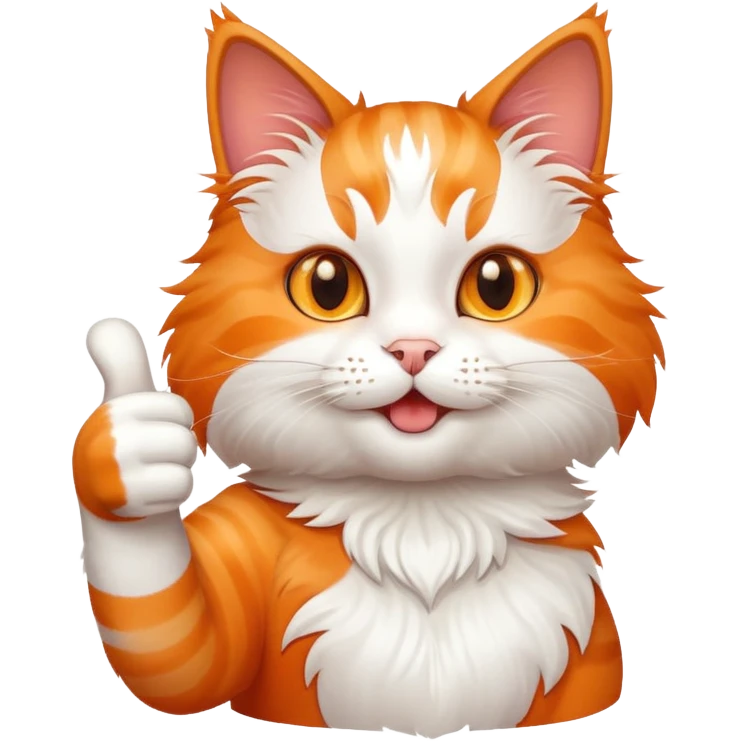 cat giving a thumbs up emoji