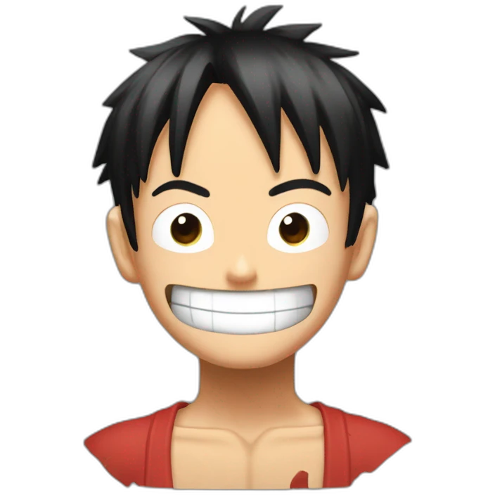 Luffy qui nage emoji