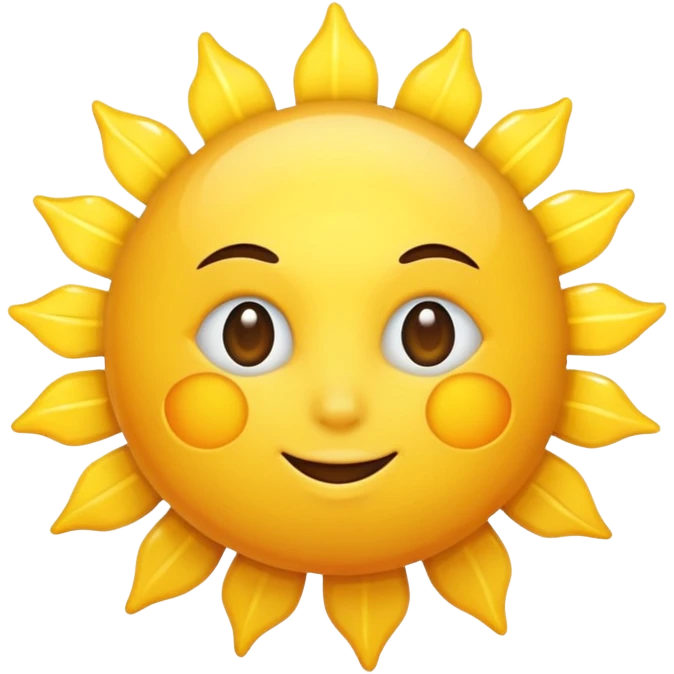 Sun  emoji