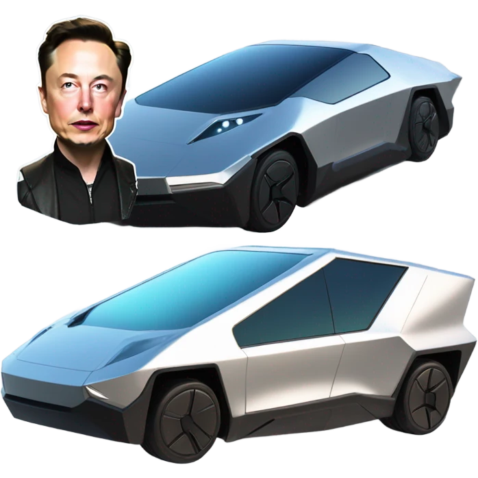 Elon musk cybertruck emoji