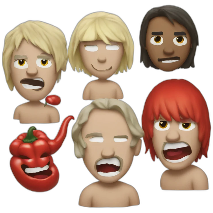 red hot chili peppers emoji