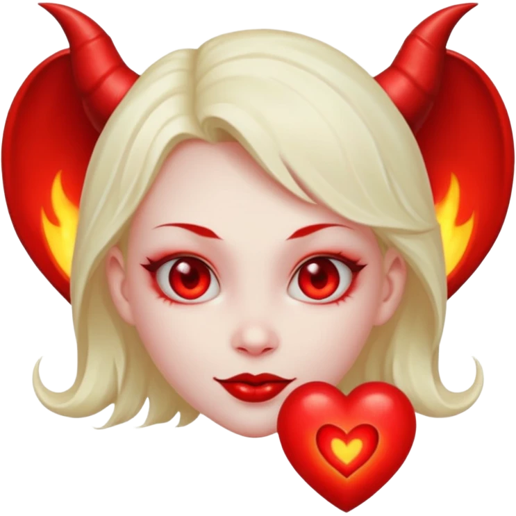 Devil girl is heart  emoji