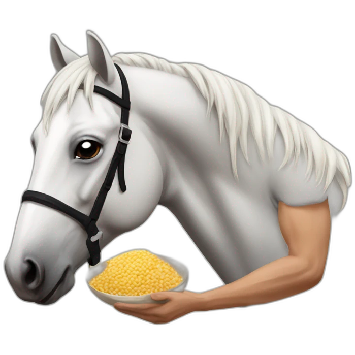 feeding horse steroids emoji
