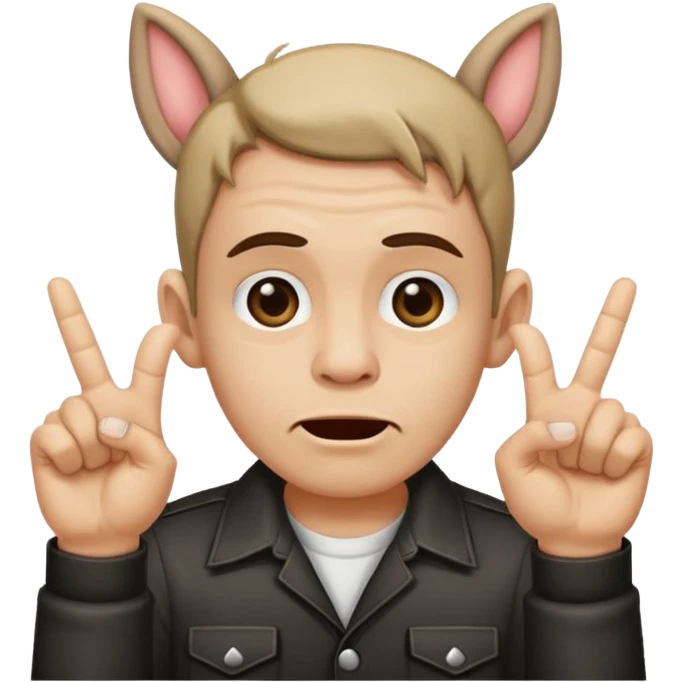Put these together 🤤🤟👂👂 emoji