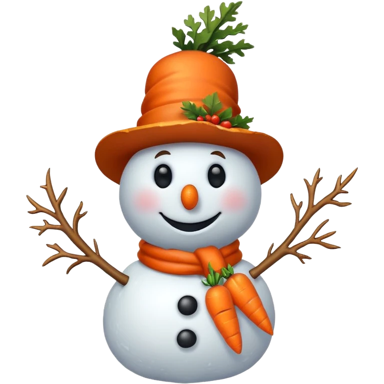 BONECO DE NEVE emoji