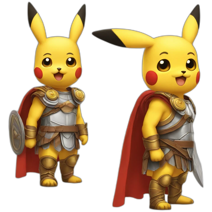 Roman Pikachu Centurion emoji
