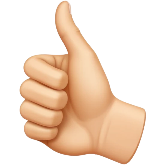 thumbs up gesture emoji