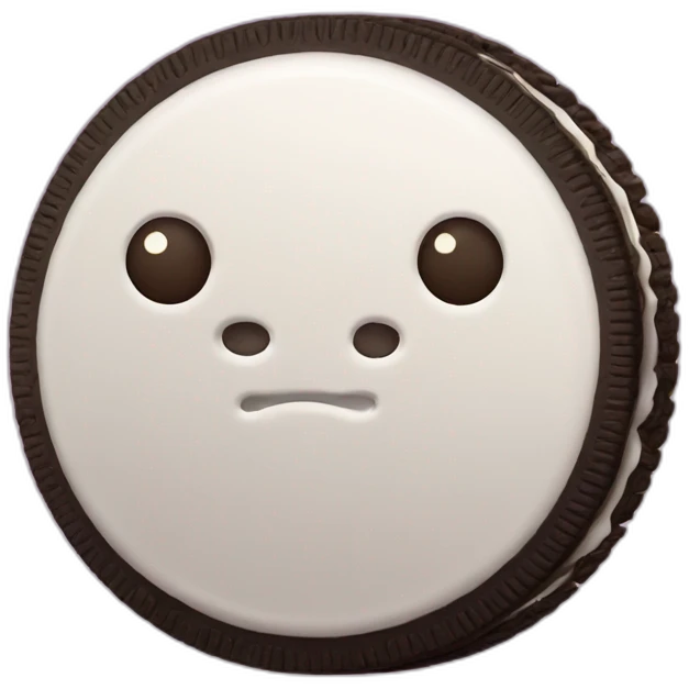 Oreo with chiken flavour emoji