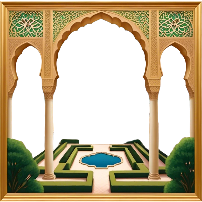 ​Cinematic Realistic Alhambra, depicted as a panoramic, zoomed-out view of the entire majestic Moorish palace complex with intricate arches, expansive courtyards, and lush gardens, bathed in soft golden lighting that highlights its opulent historical beauty, emoji