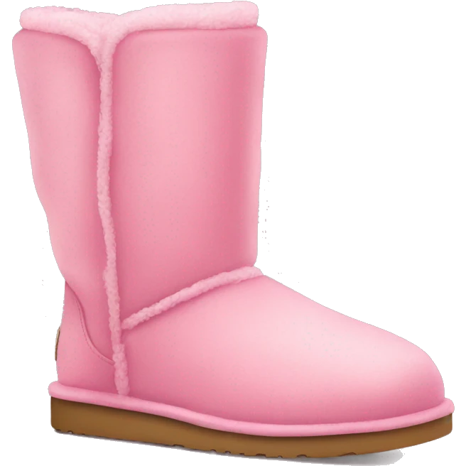 Pink ugg emoji