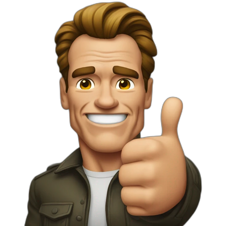 Arnold Schwarzenegger Thumb up emoji