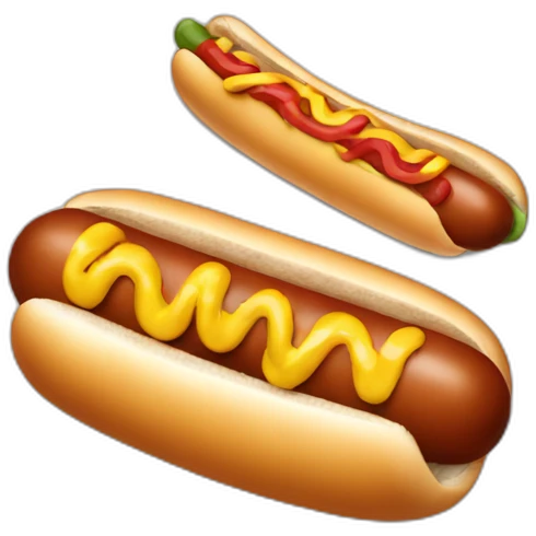 hot dog emoji