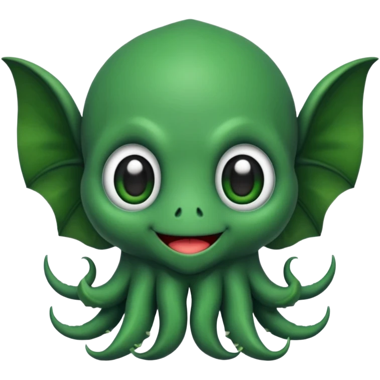 cute chibi ctulhu emoji