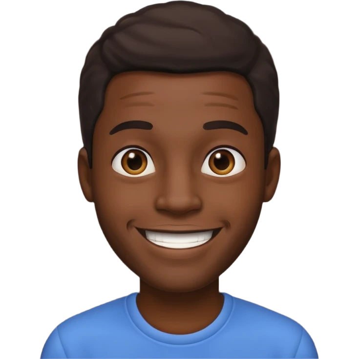 A black guy emoji