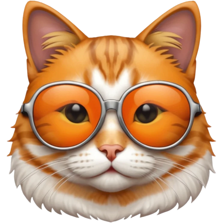 Cat wearing sunglasses emoji