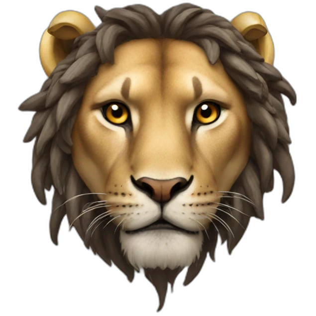 Leo with scorpion on head emoji