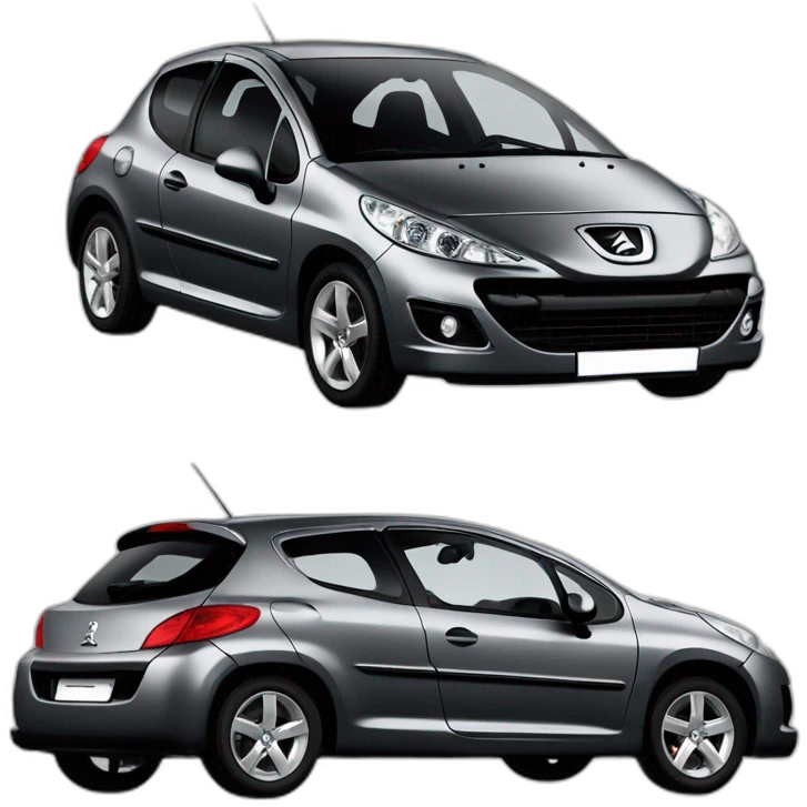 Peugeot 207+ (w/noir) emoji