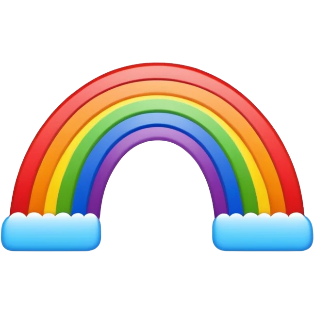 A rainbow emoji. emoji