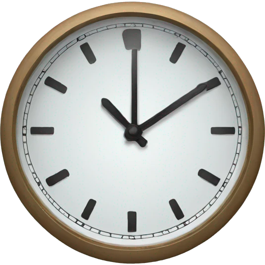 clock without hands emoji