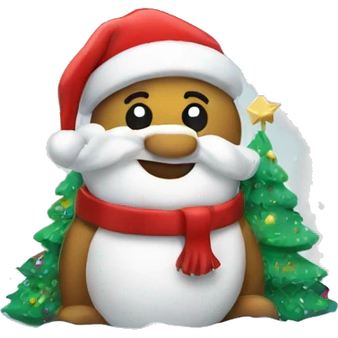 Christmas snowglobe emoji