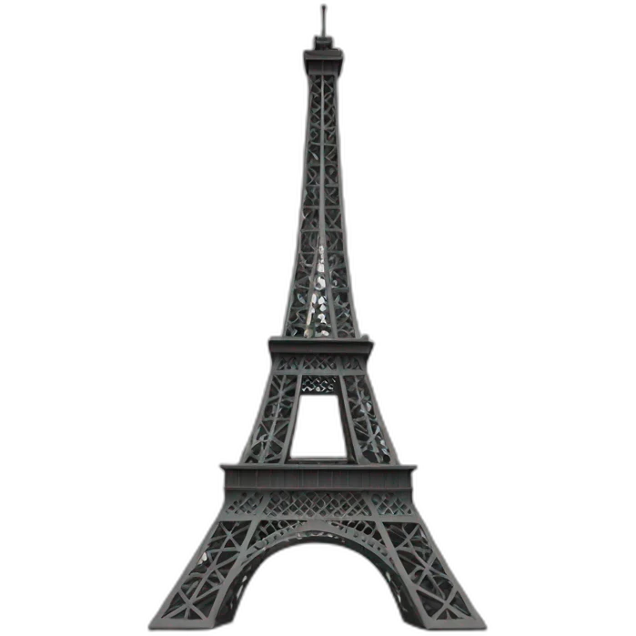 eiffel tower down emoji