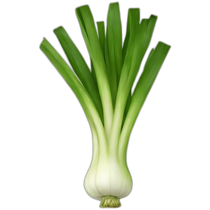 A leek emoji