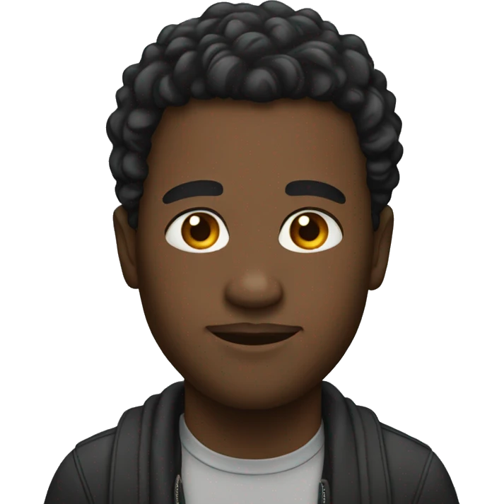 Black man emoji