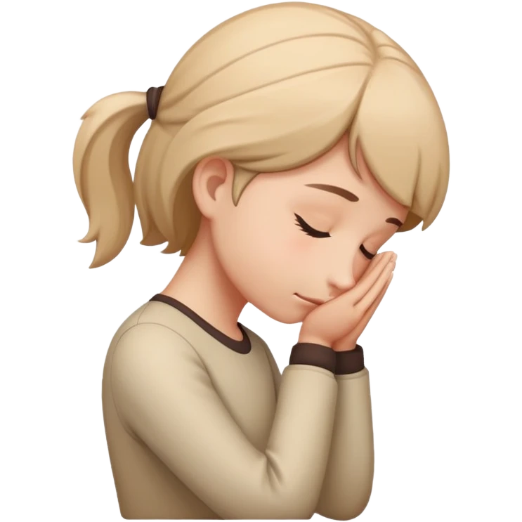 Head bowing emoji