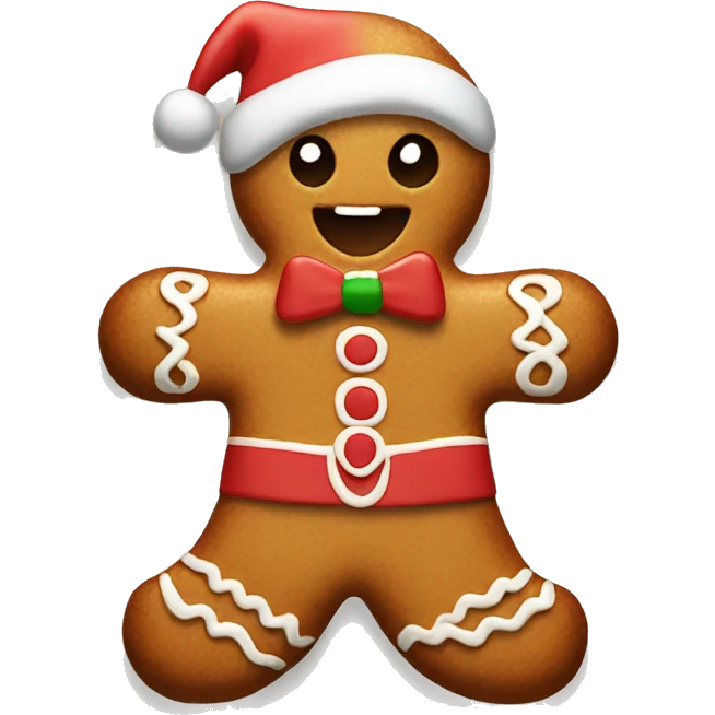 Christmas gingerbread  emoji