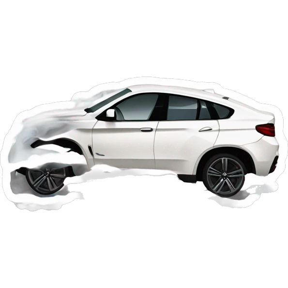 Bmw x6 2024 white emoji