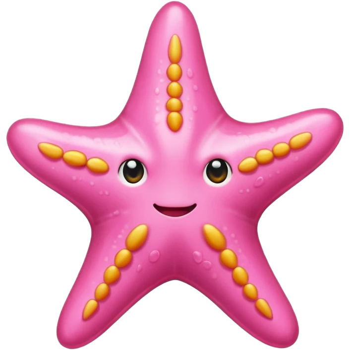 starfish, pink emoji