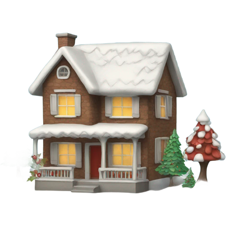 Christmas House emoji