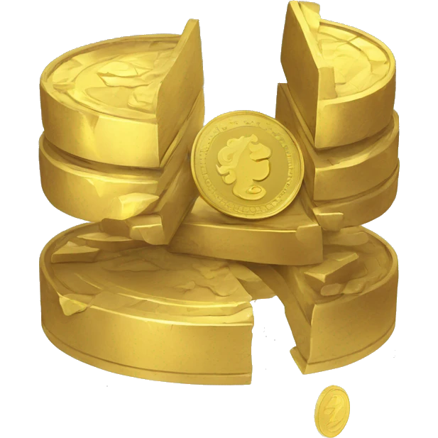 gold coin-gpu inside-crypto emoji