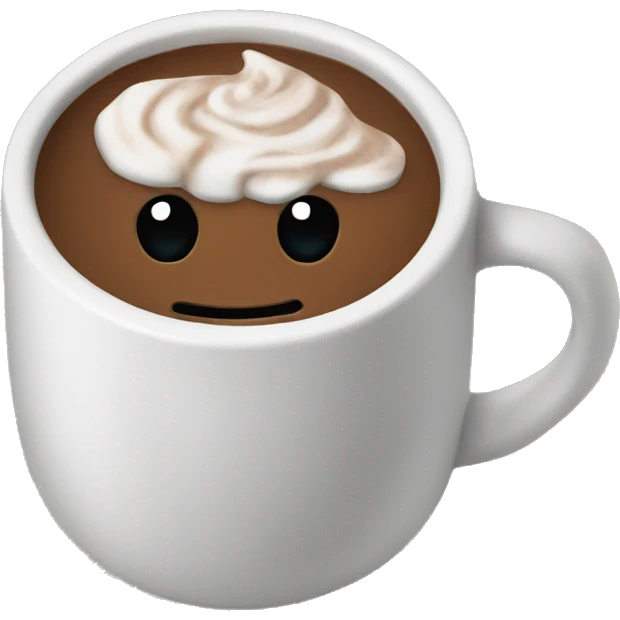 Hot cocoa in a cup emoji