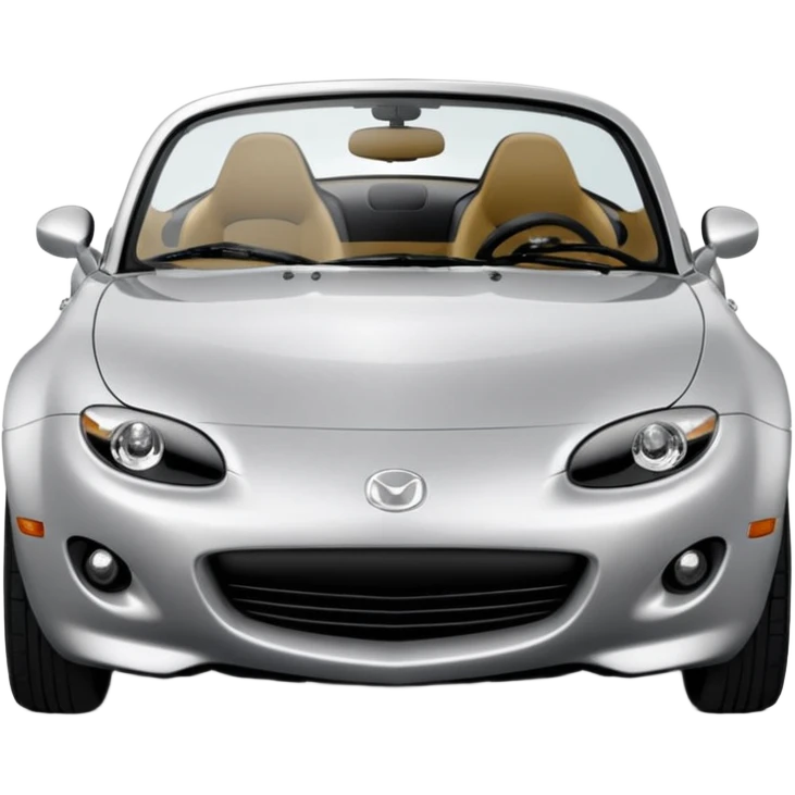 mazda mx-5 NC 2008 silver hardtop (not ND) emoji