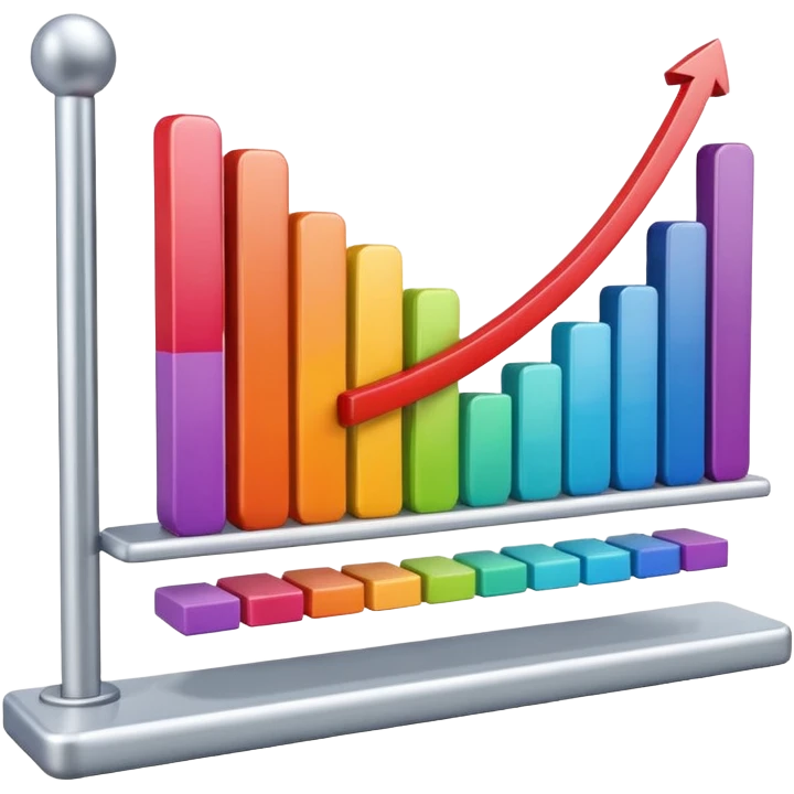 gráfico de ventas emoji