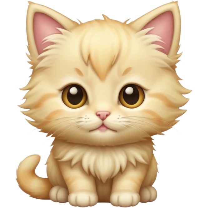 Blond kitten emoji