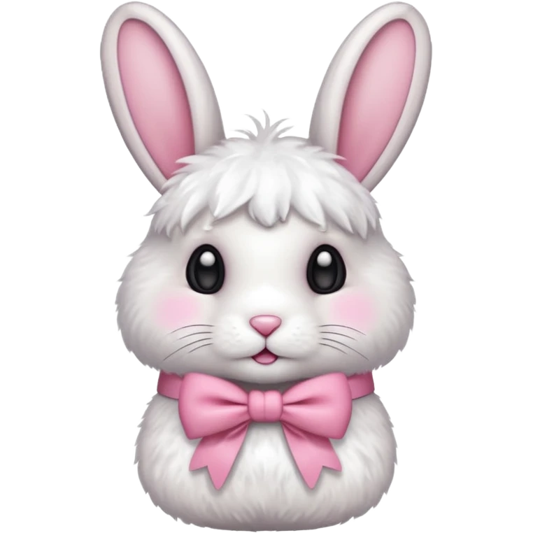 rabbit wear the bowknot emoji