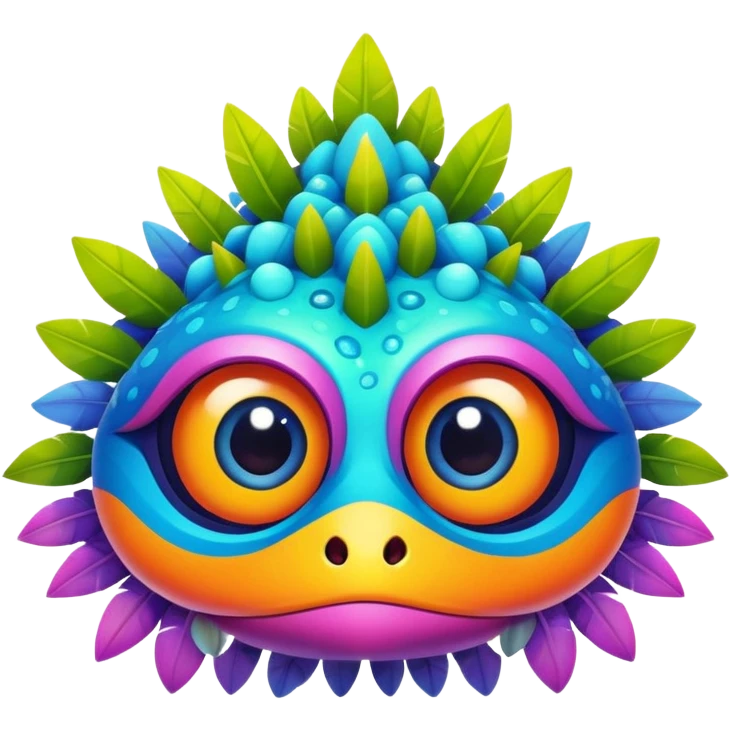  exotic tropical Fakémon-Pokémon-Vernid-creature emoji